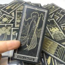 一套西班牙语 Kinder 塔罗牌，带占卜棋盘游戏，适合万圣节、圣诞节礼物，适合家庭聚会娱乐