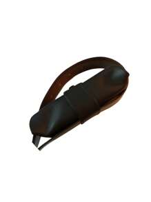Leather Case For Glasses And Is Attached To The Belt - Black - View 2