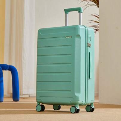 全新多功能行李箱 20 英寸/24 英寸大容量密码锁皮革拉杆箱，男士旅行必备