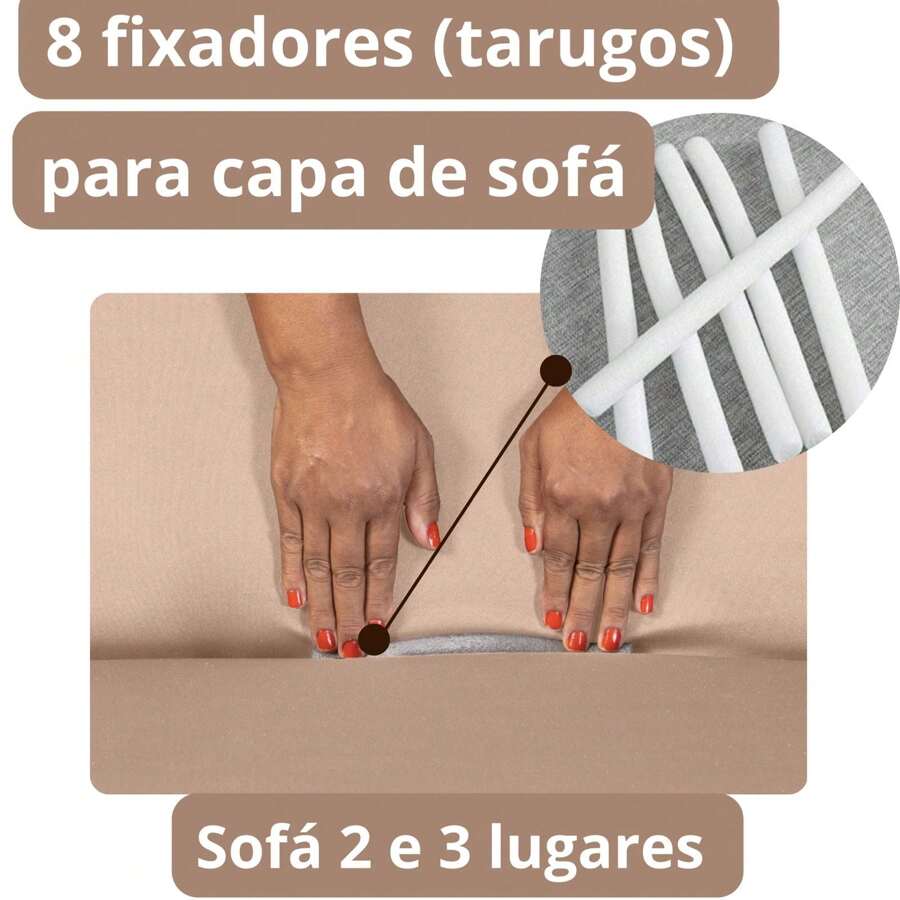 Stick Fasteners For Adjusting Sofa Covers