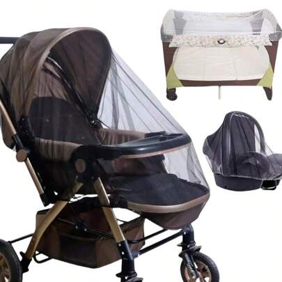 Mosquito Net For Stroller - Baby Stroller Mosquito Net - Perfect Bug Net For Strollers, Bassinets, Cradles, Playards, Pack N Plays And Portable Mini Crib