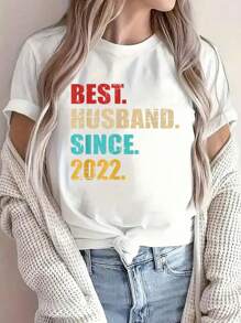 Best Husband Since 2022 For 3rd Wedding Anniversary T-Shirt