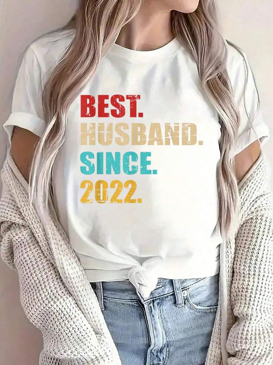 Best Husband Since 2022 For 3rd Wedding Anniversary T-Shirt