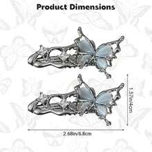 1pc Y2K Style Zinc Alloy Butterfly Alligator Clip, Suitable For Casual And Party Wear, Ins Style Hair Clips Claw Clips Hair Claws Hair Slide Hair Barrettes, School Stuff, College