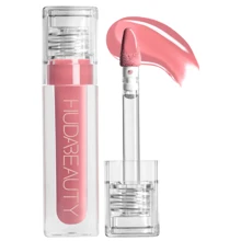 HUDA BEAUTY Lip Gloss Plumper For Fenty Beauty High-Shine Non-Sticky Formula With Vitamin E Lip Filler Effect & Hydrating Gloss 0.13 Oz/3.9 ML-Faux Filler Shiny Non-Sticky Lip Gloss-Size 0.13 Oz / 3.9 ML - Sugar Baby - 查看 3