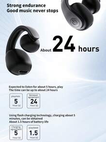 GD11 单耳机，OWS 夹式半入耳式，外部扬声器，带按钮的耳机，适用于运动和商务 - 多色 - 查看 8