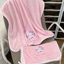 Sanrio Sanrio Ultra Soft Bath Towel Set, Cute KT Cat Towel, Home Soft Coral Velvet Absorbent Quick Drying Bath Towel, Face Towel Non Shedding Hair, Suitable For Both Men And Women, Ideal Home Bathroom Accessory Home Bathroom Decor