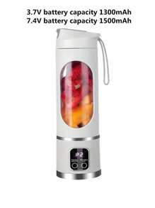Akane 1 件便携式搅拌机、榨汁机、个人冰沙搅拌机、USB 充电式榨汁搅拌机、2 个版本：3.7V 8 刀片和 7.4V 12 刀片、多功能果汁、450ML 果汁杯、厨房用具