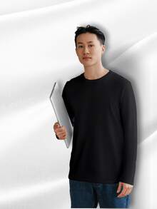 Men T-Shirts - White / Black / Navy Blue - View 8