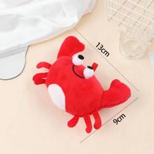 1件卡通仿真螃蟹龙虾爱狗人士和狗妈妈爱玩具可爱耐咬爱狗人士和狗妈妈爱玩具创意猫/狗爱好者礼物和狗/猫妈妈爱宠物互动玩具猫/狗爱好者礼物和狗/猫妈妈爱宠物用品 - 彩色 - 查看 4