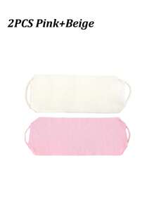 Long Exfoliating Back Scrubber Loofah With Handles, Back ExfoliatoWashcloth Exfoliating Body Scrubber Back Scrubber,Stretchable Pull Strap For Shower Japanese Bath Wash Cloth Korean Exfoliating Luffah Towel Beauty Washcloth Sponge Loofah Body Scrub,Mother Day Gift
