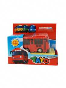 1 件和 4 件迷你校车 - 反弹迷你巴士拼图套装玩具