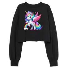 1pc/2pcs/3pcs/Rainbow Cute Unicorn Clothing Patch Cloth DIY A-Level Washable Adhesive Cloth Heat Transfer Adhesive Cloth Women's/Men's T-Shirt Bag Pillow Decoration Badge Label Baseball Hat Backpack, Etc. Available