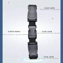 1pc Child Car Seat Strap Buckle, Backpack Strap Adjuster, Chest Clip Fastener, Car Accessories
