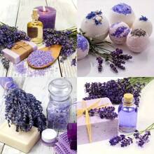 100g/3.52oz Fragrant Dried Lavender Flowers - 100% Natural Purple Lavender Buds, Suitable For DIY Crafts, Sachets, Wedding Toss, Candles And Soap Making - Ideal For Christmas, Mother's Day And Other Holidays
