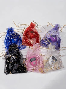 2pcs/Set Muslim Prayer Beads & Tasbih Bracelet Set, Gift Bag Packaging, Handheld Ring Counter