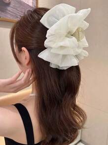 1 件女士抓夹 - 全星 - 水钻 - 蝴蝶结 - 发爪头饰发夹发夹发夹发夹发夹发夹，爪夹秋冬发饰女士度假装女士 - 黑色 - 查看 9