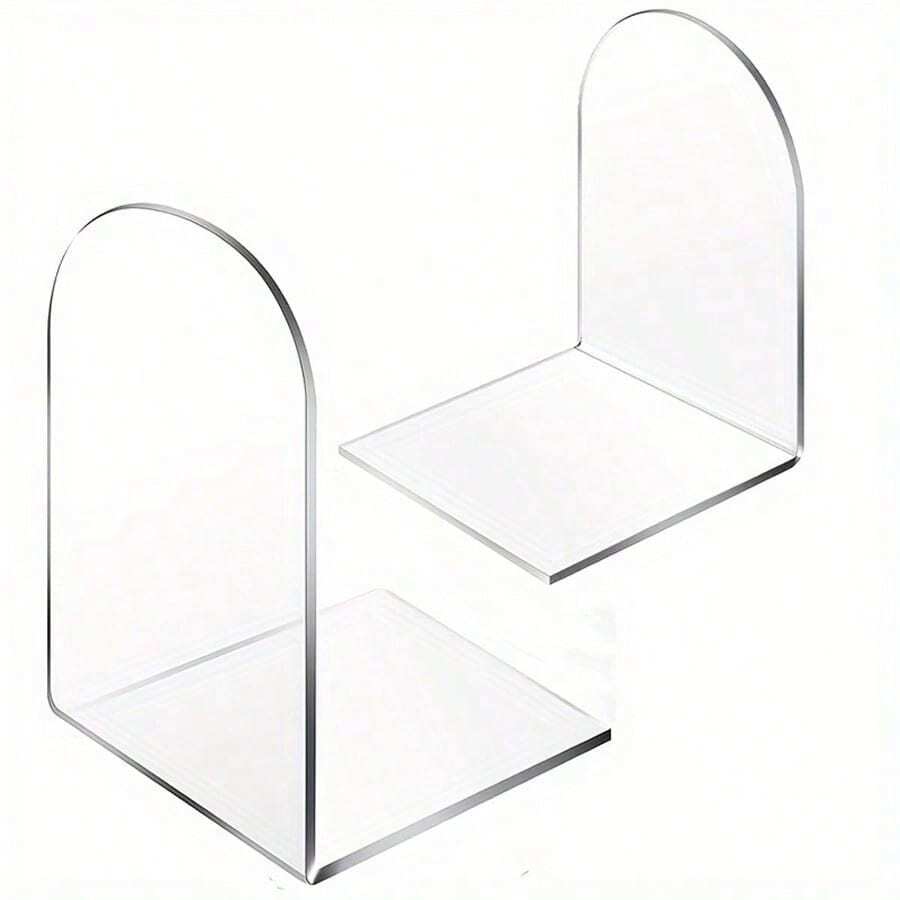 Clear Acrylic Book Stand - Desktop Organizer For Office, Home & Retail Use - Clear - View 1