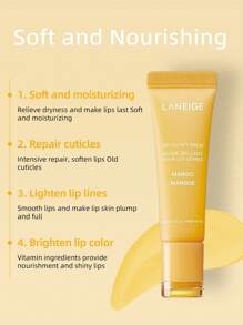 Laneige K-Beauty 10g 亮唇膏唇部精华，保湿，光泽，轻盈，滋润和染色，含乳木果油，适合干燥嘴唇，韩式彩妆，芒果 - Mango - 查看 5