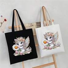 1pc/2pcs/3pcs/向日葵可爱独角兽元素服装补丁布DIY A级可水洗粘合服装热转印粘合布女/男T恤包枕头装饰徽章标签棒球帽背包等可用