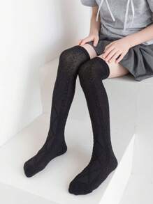 1 Pair Kids Thin Knee-High Socks,Princess Design Leg Warmers,Versatile Mesh Long Stockings For Girls, Spring/Summer