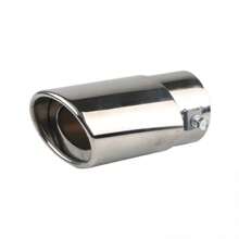 Ponteira Escapamento Aço Inox Saída Esportiva Automotivo Modelo Curvada ou Direto Universal
