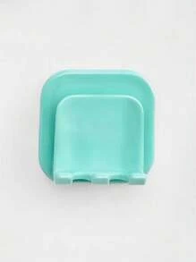 2pcs No-Drill Bathroom Toothbrush Holder Wall Mount Toothbrush Cup Organizer Rack For Electric Toothbrush