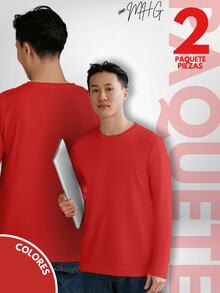 Men T-Shirts - Red - View 1