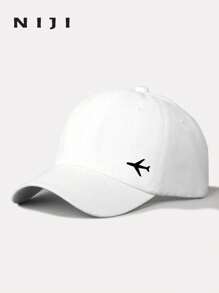 Adjustable Unisex Simple Aircraft Pattern Baseball Cap, Cool Classic Hip Hop Curved Brim Baseball Hat, Comfortable Breathable Outdoor Sun Hat, Casual Sports Cap Suitable For Men And Women - Multicolor - View 13