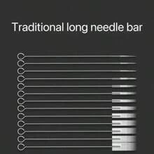 50pcs/100pcs Disposable Sterile Tattoo Needles Assortment, 3RL,5RL,7RL,9RL,5RS,7RS,9RS,5M1,7M1,9M1 Tattoo Cartridge Needles, Includes Grip Tips, Ink And Magnifier Glasses
