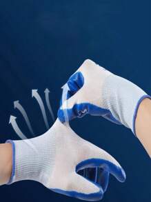 10 Pairs Work Gloves - White Safety Work Gloves For Repair, Construction, Industrial, Warehouse, Gardening, BBQ, And Other Uses, For Men And Women - Multicolor - View 4