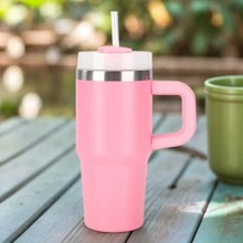 1 件，14 盎司保温杯、迷你保温水瓶、双层真空旅行吸管杯、便携式手柄杯。 - 彩色 - 查看 6