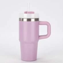 1 件，14 盎司保温杯、迷你保温水瓶、双层真空旅行吸管杯、便携式手柄杯。 - 彩色 - 查看 11