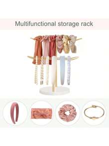 Kopfband Organizer Metall 1/2/3 Ebenen Haarreif Ständer Kopfband Organizer Aufbewahrung für Haargummis, Accessoires, Armbänder, Schlafzimmer, Studentenwohnheim Dekoration für Mädchen und Frauen, Gender Reveal Party, perfekt für Geburtstage, Hochzeiten, Partys, das perfekte Geschenk für Kollegen, Freunde und Familie, Schulanfang