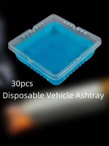 100/60/30pcs Random Color Cigarette Ashtrays With Ashtray Sand, Portable Ashtray For Quickly Extinguishing Cigarettes And Reducing Ash Rise, Suitable For Outdoor, Home, Office, Restaurant, Dorm, Bar, Car, Hotel