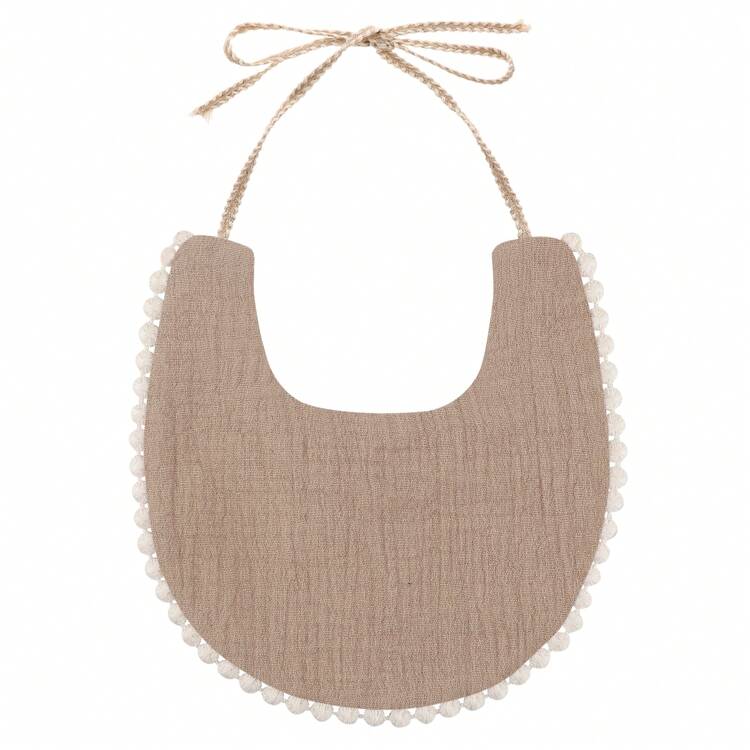 1pc Personalized Embroidery Name Baby Bib, Decorate & Gift For Baby Boy/Girl - Multicolor - View 32