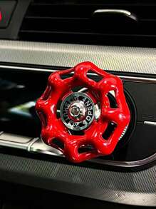 1 pièce Autocollant de valve de commutateur créatif de voiture, bouton métallique de démarrage à une touche, décoration intérieure de contrôle central de voiture