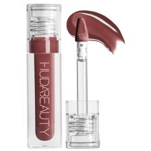 HUDA BEAUTY Lip Gloss Plumper For Fenty Beauty High-Shine Non-Sticky Formula With Vitamin E Lip Filler Effect & Hydrating Gloss 0.13 Oz/3.9 ML-Faux Filler Shiny Non-Sticky Lip Gloss-Size 0.13 Oz / 3.9 ML - Posh - 查看 3