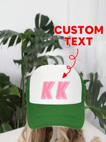 [Customized] 1pc Customizable Baseball Cap With Printed Photo, Logo, Or Text, Unisex Trucker Hat Design, Suitable For Parties, Holidays, Anniversaries - Multicolor - View 22
