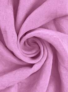 JOPHY & CO. 100% Linen Scarf Women Men Lightweight Elegant - Magenta - View 2