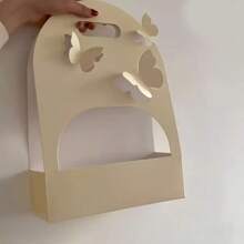 1/3/5件母亲节情人节婚礼教师节手持花盒纸蝴蝶结盒插花袋鲜花包装礼盒教师礼物教师答谢 - 禮盒 - 查看 10