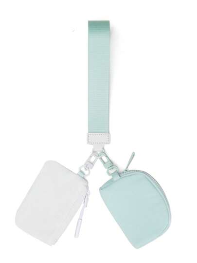 Lulu Style Women Minimalist Wallet Waterproof Nylon Wrist Pouch Multipurpose To Hold Keys Cards S Cash Fashion Keychain Detachable Purse Suitable For Sports Daily Outings For Women Wallet Mini Wallet Purse Wallet Wristlet Wallet Coin Wallet