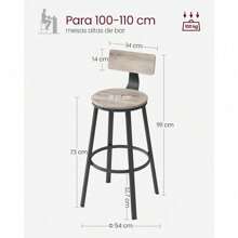Barstools - Cinza + Preto - Visão 2