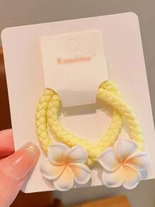 全新儿童樱花发夹和发环、粉色樱花发夹、婴儿侧刘海发饰 - 彩色 - 查看 9