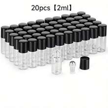 1ml/2ml/3ml 玻璃滾珠瓶，香水/精油試用小瓶，透明玻璃瓶，適用於工作、旅行及其他場合，噴霧瓶，迷你香水 - 彩色 - 查看 16