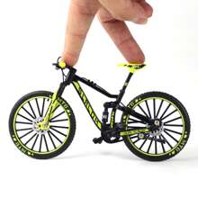 2025 New Model - 1pc Alloy 1:10 Scale Mountain Bike Toy Model, Freely Detachable Downhill Bike, Assorted Colors, Perfect For Birthday, Easter, Holiday Gifts, Random Text Style