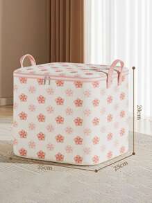 1pc, Large Capacity Waterproof Storage Bag - Durable Nylon, Non-Woven Fabric, Thickened Design Of Quilts And Clothing - Ideal For Family Organization And Holiday Packaging, Quilt Bags, Luggage Storage Bins,Room Decor,Bedroom Decor,Home Decor