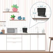 4-Tray Worm Composting Bin Kit With Coco Coir Brick For Recycling Food Waste, Worm Castings, Worm Tea, Vermiculture And Vermicomposting - Black - View 3