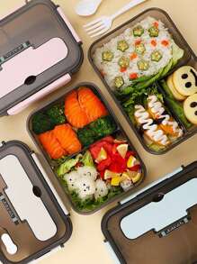 Lunch Box Loncheras  Para Lunch Fiambrera 1500 Ml, Lonchera - Celeste - Ver 5