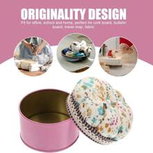 Speldenkussenhouder met opbergdoos Naaldenhouder Naaigereedschap DIY Handwerk Handwerk Handnaaien Borduren Accessoires